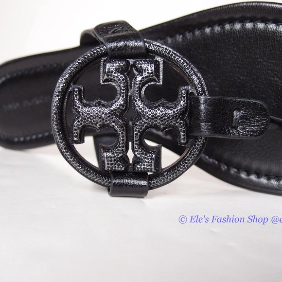 NIB Tory Burch Crystal Embellished Miller Pave Sandal BLACK US 7.5 8 10.5 11 - Picture 13 of 16